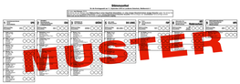 Stimmzettel Für Die Kreistagswahl Am 11