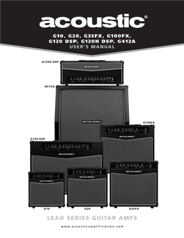 Lead Series Guitar Amps