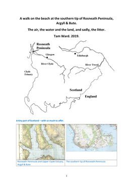 A Walk on the Beach at the Southern Tip of Rosneath Peninsula, Argyll & Bute