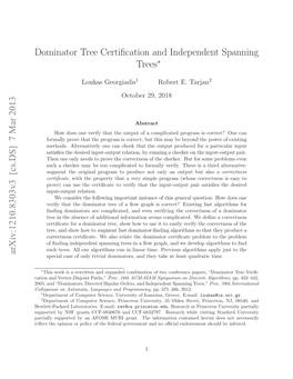 Dominator Tree Certification and Independent Spanning Trees