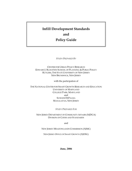 Infill Development Standards and Policy Guide