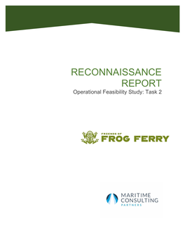 RECONNAISSANCE REPORT Operational Feasibility Study: Task 2