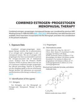 Combined Estrogen–Progestogen Menopausal Therapy
