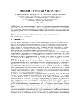 Mass Shift of Σ-Meson in Nuclear Matter