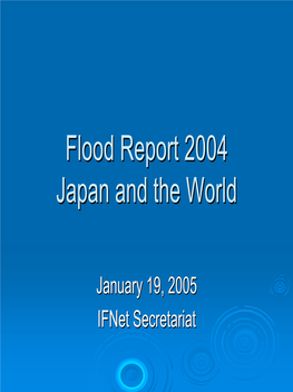 Flood Disaster in 2004