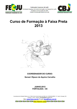 Curso De Formação À Faixa Preta 2013