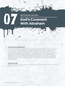 God's Covenant with Abraham