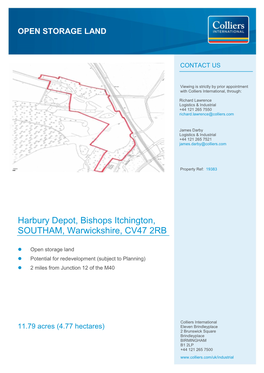 Harbury Depot, Bishops Itchington, SOUTHAM, Warwickshire, CV47 2RB