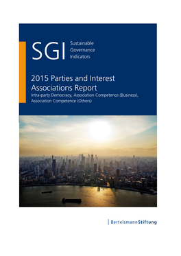 Parties and Interest Associations Report Intra-Party Democracy, Association Competence (Business), Association Competence (Others)