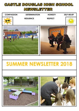 Summer Newsletter 2018