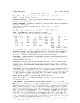 Stillwellite-(Ce) (Ce, La, Ca)Bsio