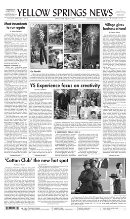 YS Experience Focus on Creativity 'Cotton Club'