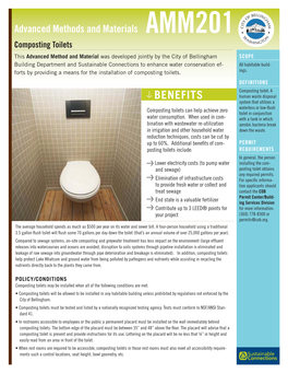 Composting Toilets