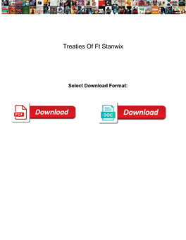 Treaties of Ft Stanwix