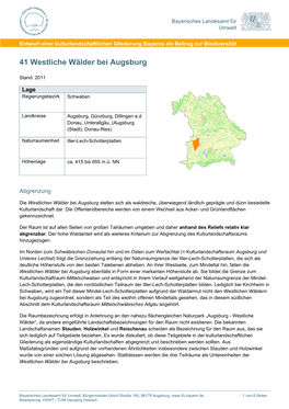 41 Westliche Wälder Bei Augsburg