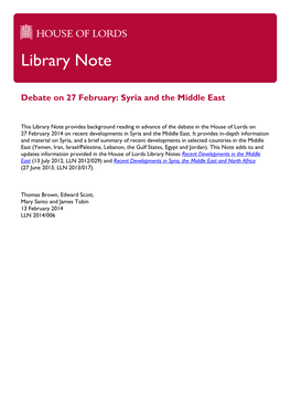 Library Note