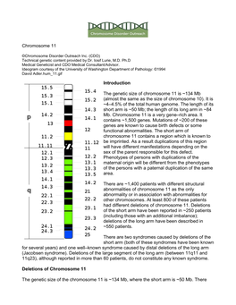 134 Mb (Almost the Same As the Size of Chromosome 10). It Is ~4–4.5% of the Total Human Genome