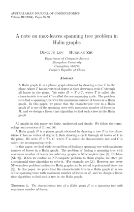 A Note on Max-Leaves Spanning Tree Problem in Halin Graphs
