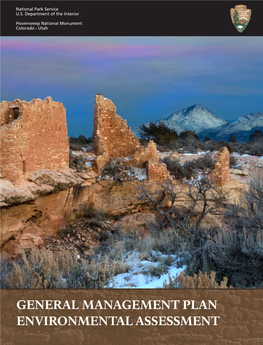 Hovenweep National Monument, General Management Plan/EA