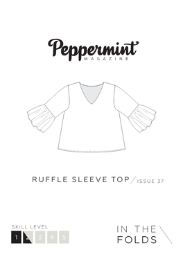 Ruffle Sleeve Top Issue 37