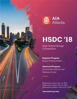 HSDC ‘18 High School Design Competition