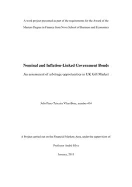 Nominal and Inflation-Linked Government Bonds