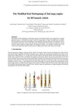 The Modified Fuel Turbopump of 2Nd Stage Engine for H3 Launch Vehicle