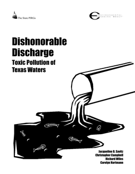 Dishonorable Discharge Toxic Pollution of Texas Waters