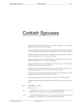 Corkish Spouses