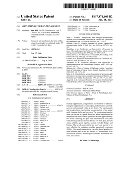 (12) United States Patent (10) Patent No.: US 7,871,609 B2 Ziff Et Al