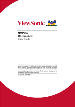 NMP760 Chromebox User Guide