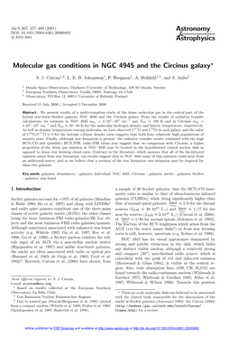 Molecular Gas Conditions in NGC 4945 and the Circinus Galaxy?