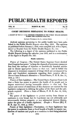 Public Health Reports