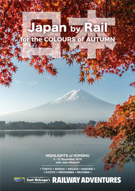 Japan by Rail for the COLOURS of AUTUMN