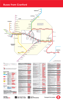 Buses from Cranford