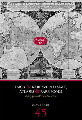 Early & Rare World Maps, Atlases & Rare Books
