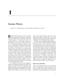 Systems Theory