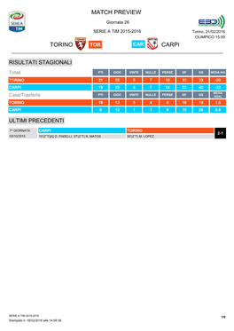 Match Program