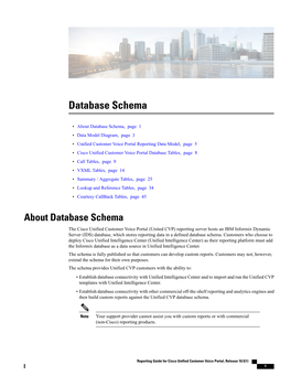 Database Schema