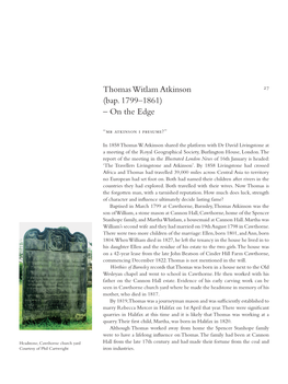 Thomas Witlam Atkinson (Bap. 1799–1861) – on the Edge 29