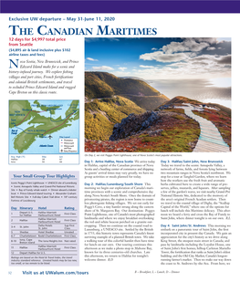 The Canadian Maritimes