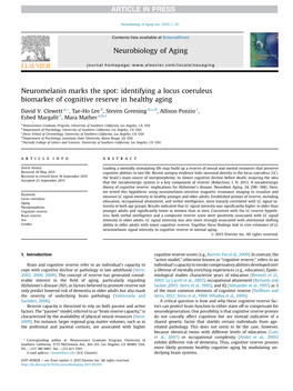 Neuromelanin Marks the Spot: Identifying a Locus Coeruleus Biomarker of Cognitive Reserve in Healthy Aging