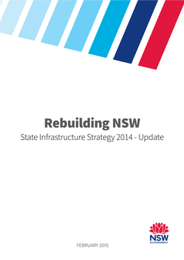 Rebuilding NSW State Infrastructure Strategy 2014 - Update