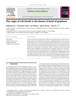 The Origin of Sub-Bands in the Raman D-Band of Graphene