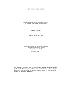 Seigniorage and Fixed Exchange Rates: an Optimal Inflation Tax Analysis