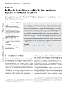 Pushing the Limits of Time Beyond the Big Bang Singularity: Scenarios for the Branch Cut Universe