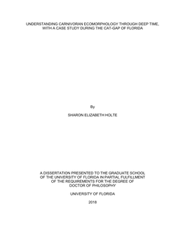 University of Florida Thesis Or Dissertation Formatting