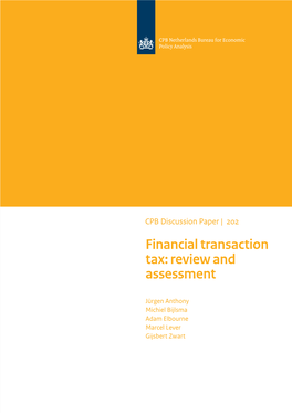 Financial Transaction Tax: Review and Assessment