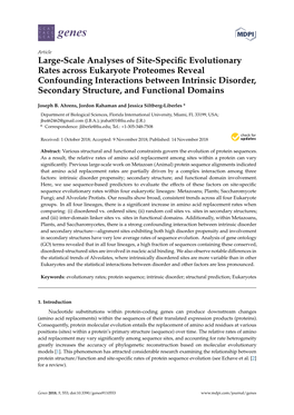 Large-Scale Analyses of Site-Specific Evolutionary Rates Across