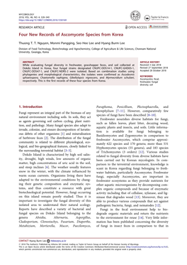 New Records of Aspergillus Allahabadii and Penicillium Sizovae